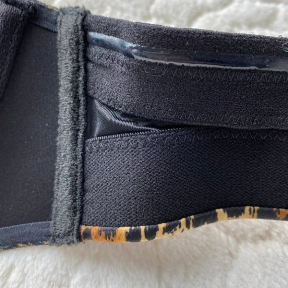 Like New Super PushUp Bra Padded Strapless Bombshell Miraculous Leopard Lace 32B - Picture 5 of 5